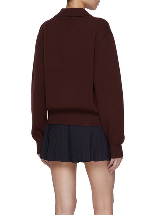 Back View - Click To Enlarge - DUNST - Collared Sweater