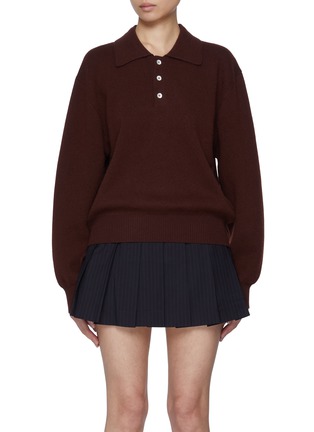 Main View - Click To Enlarge - DUNST - Collared Sweater