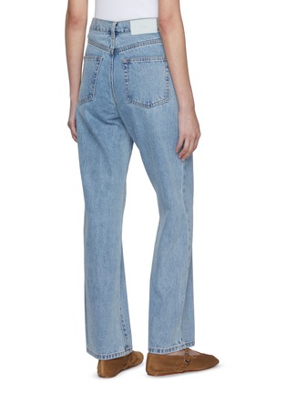 Back View - Click To Enlarge - DUNST - Straight Leg Light Wash Jeans