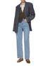 Figure View - Click To Enlarge - DUNST - Straight Leg Light Wash Jeans