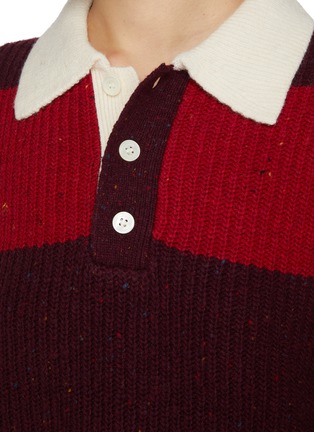  - DUNST - Chunky Knit Rugby Sweater