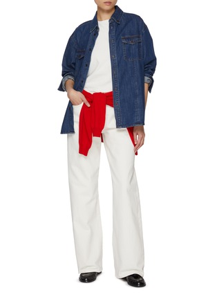 Figure View - Click To Enlarge - DUNST - Dark Wash Denim Shirt