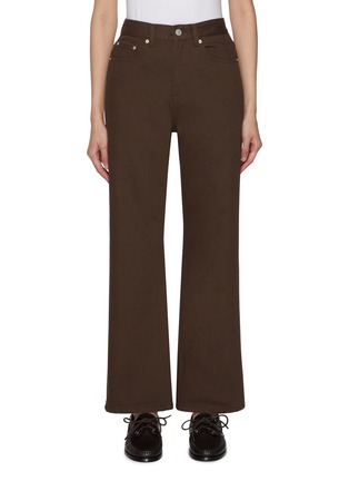 Main View - Click To Enlarge - DUNST - Straight Leg Dark Wash Jeans