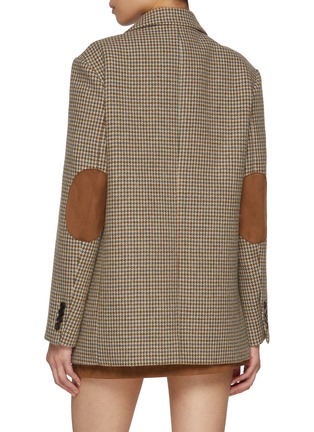 Back View - Click To Enlarge - DUNST - Elbow Patch Single Breasted Blazer