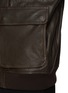  - DUNST - Stand Collar Leather Blouson Jacket