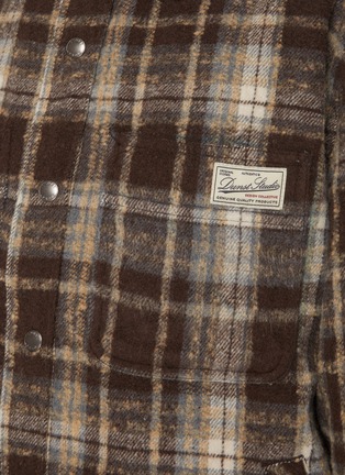  - DUNST - Quilted Check Flannel Shirt Jacket