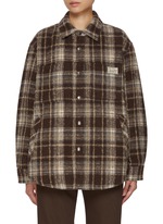 ジャケット・アウター tenderloin flannel check coat DUNST | Quilted Check Flannel Shirt Jacket | Women | Lane