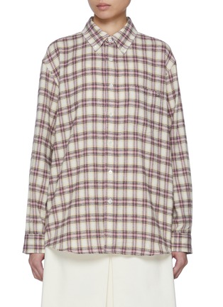 Main View - Click To Enlarge - DUNST - Check Flannel Shirt