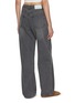 Back View - Click To Enlarge - DUNST - 90s Wide Leg Medium Wash Jeans