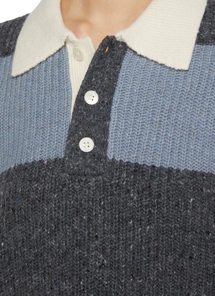  - DUNST - Chunky Knit Rugby Sweater