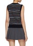 Back View - Click To Enlarge - DUNST - Patterned V-Neck Knit Vest