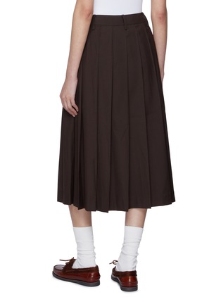 Back View - Click To Enlarge - DUNST - Pleated Midi Skirt