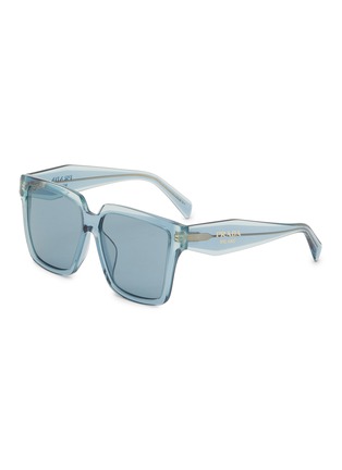 Main View - Click To Enlarge - PRADA - Stacked Logo Acetate Sunglasses