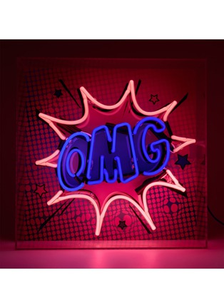 Detail View - Click To Enlarge - LOCOMOCEAN - Large OMG Acrylic Neon Light Box Sign