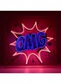 Detail View - Click To Enlarge - LOCOMOCEAN - Large OMG Acrylic Neon Light Box Sign