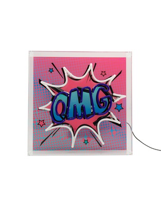 Main View - Click To Enlarge - LOCOMOCEAN - Large OMG Acrylic Neon Light Box Sign