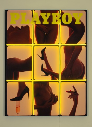 Detail View - Click To Enlarge - LOCOMOCEAN - x Playboy Small Neon LED Light Wall Art