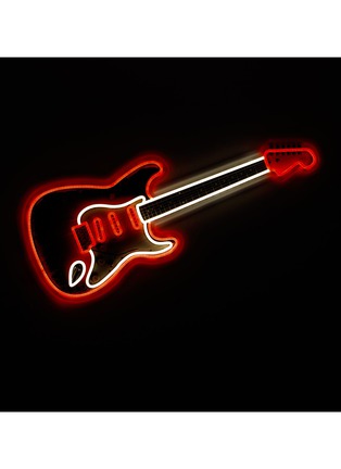 Detail View - Click To Enlarge - LOCOMOCEAN - Electric Guitar Neon LED Wall Sign — Red