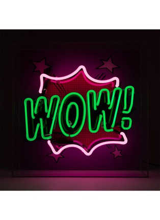 Detail View - Click To Enlarge - LOCOMOCEAN - Wow Acrylic Neon Light Box Sign