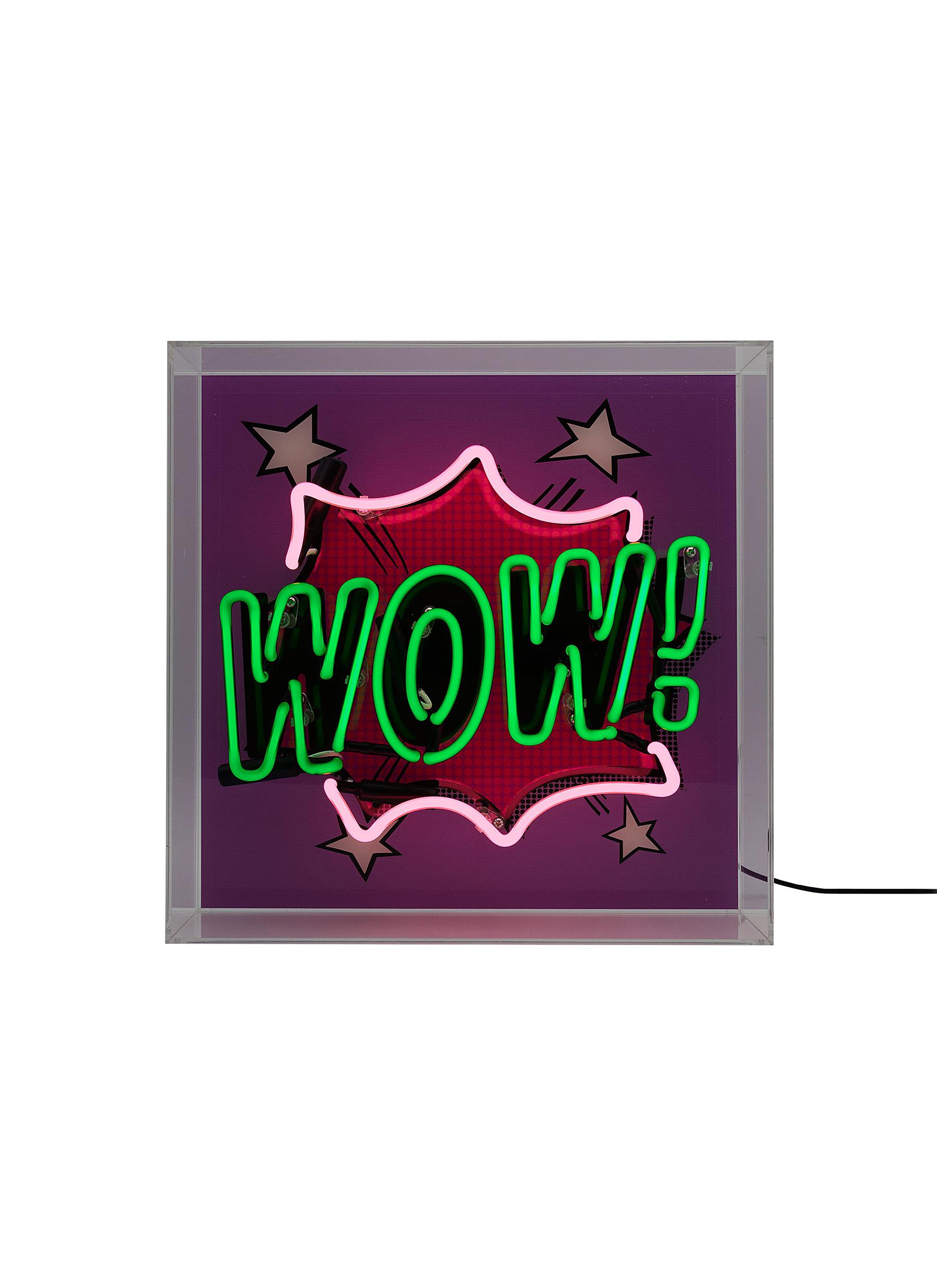 LOCOMOCEAN | Wow Acrylic Neon Light Box Sign