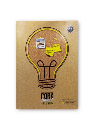 Main View - Click To Enlarge - LOCOMOCEAN - Bulb Neon LED Corkboard Sign