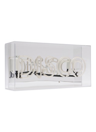 Detail View - Click To Enlarge - LOCOMOCEAN - Disco Acrylic Neon Light Box Sign — Purple