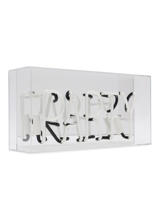 Detail View - Click To Enlarge - LOCOMOCEAN - Party Acrylic Neon Light Box Sign — Blue