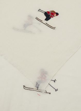 Detail View - Click To Enlarge - CITRUS - Hand Ski Girls Wool Blend Scarf