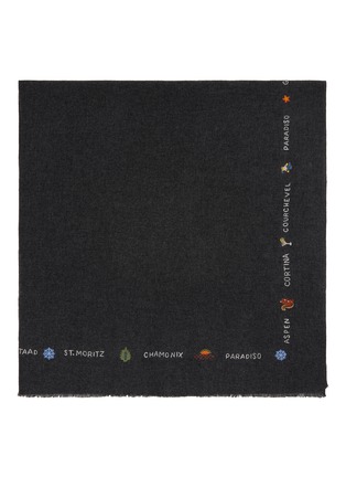 Main View - Click To Enlarge - CITRUS - Chamaoi Paradiso Wool Blend Square Scarf