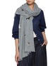 Figure View - Click To Enlarge - CITRUS - Multiple Dog Wool Blend Scarf