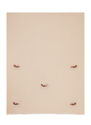 Main View - Click To Enlarge - CITRUS - Dog Wool Cashmere Scarf