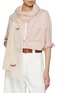 Figure View - Click To Enlarge - CITRUS - Dog Wool Cashmere Scarf