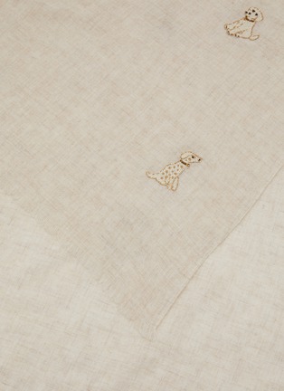 Detail View - Click To Enlarge - CITRUS - Lamb Tonal Dog Wool Blend Scarf