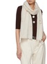 Figure View - Click To Enlarge - CITRUS - Lamb Tonal Dog Wool Blend Scarf