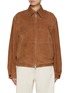 Main View - Click To Enlarge - TONYWACK - Suede Leather Blouson Jacket