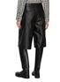 Back View - Click To Enlarge - TONYWACK - Leather Bermuda Shorts