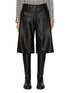 Main View - Click To Enlarge - TONYWACK - Leather Bermuda Shorts