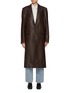 Main View - Click To Enlarge - TONYWACK - Single Breasted Leather Coat