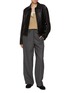 Figure View - Click To Enlarge - TONYWACK - Single Breasted Leather Cropped Jacket