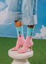 Detail View - Click To Enlarge - EAT MY SOCKS - Chill Pill Over the Calf Socks