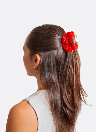 Detail View - Click To Enlarge - EAT MY SOCKS - Tomato Hair Claw