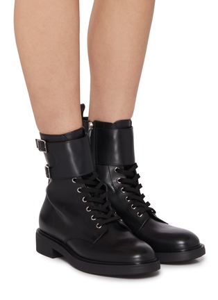 Figure View - Click To Enlarge - GIANVITO ROSSI - Ripley Leather Boots
