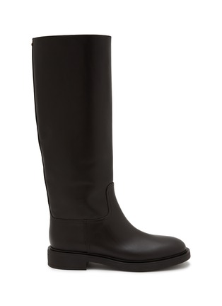 Main View - Click To Enlarge - GIANVITO ROSSI - Ascott Calf Length Leather Boots