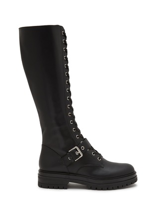Main View - Click To Enlarge - GIANVITO ROSSI - Miles Leather Tall Boots