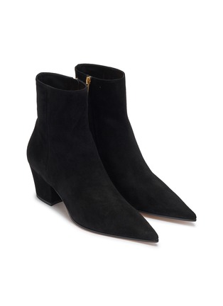 Detail View - Click To Enlarge - GIANVITO ROSSI - Keinna 55 Suede Ankle Boots