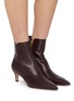 Figure View - Click To Enlarge - GIANVITO ROSSI - Levy 55 Leather Ankle Boots