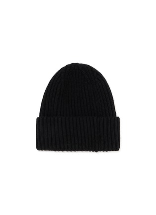 Figure View - Click To Enlarge - INVERNI - Faux Pearl Embellished Cashmere Beanie