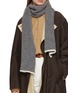 Figure View - Click To Enlarge - INVERNI - Knitted Hat Alpaca Blend Scarf