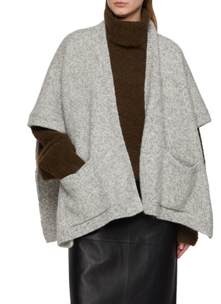 Figure View - Click To Enlarge - INVERNI - Knitted Cape