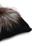 Detail View - Click To Enlarge - INVERNI - Pom Pom Cashmere Knit Beanie